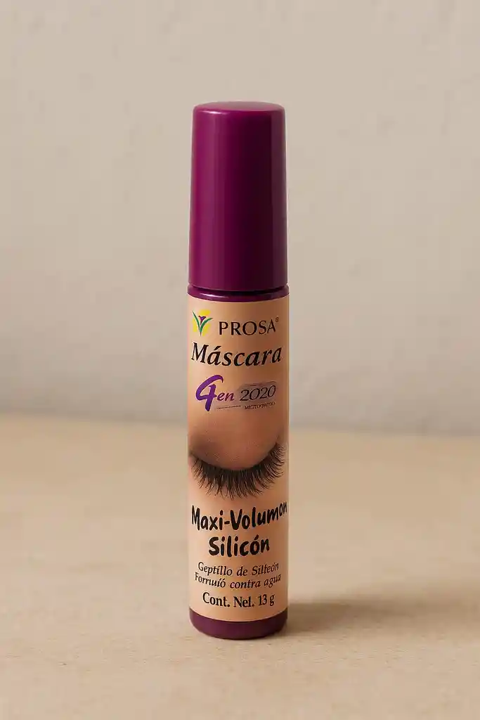 Prosa Maxi-volumen Silicón Pestañina Negra 13ml.