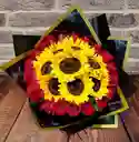 Buquet Con Girasoles