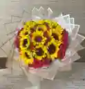 Buquet Con Girasoles