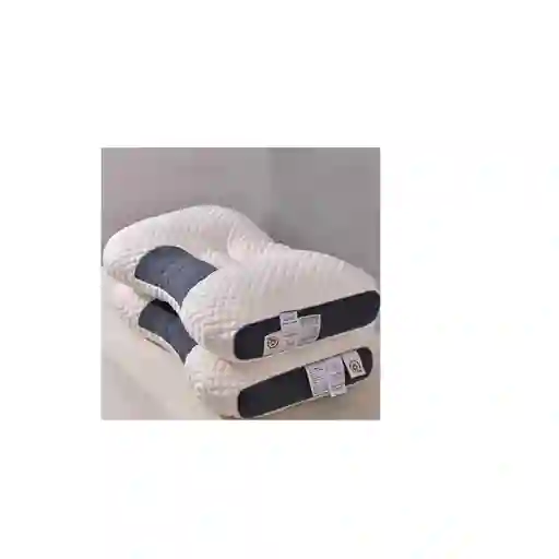 Almohada Ortopédica Cervical Descanso Transpirable Cuello. C Color Blanco