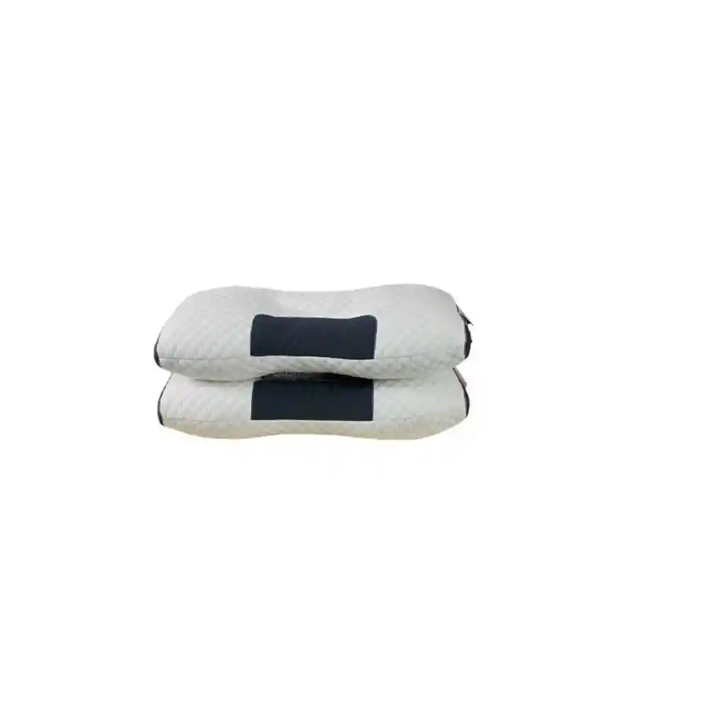 Almohada Ortopédica Cervical Descanso Transpirable Cuello. C Color Blanco