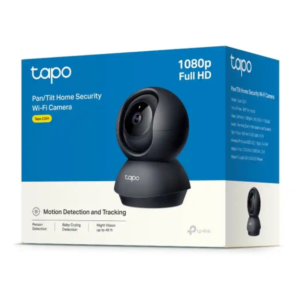 Camara Robotica Inalambrica Wifi Inteligente Bebe Tp-link Tapo C201