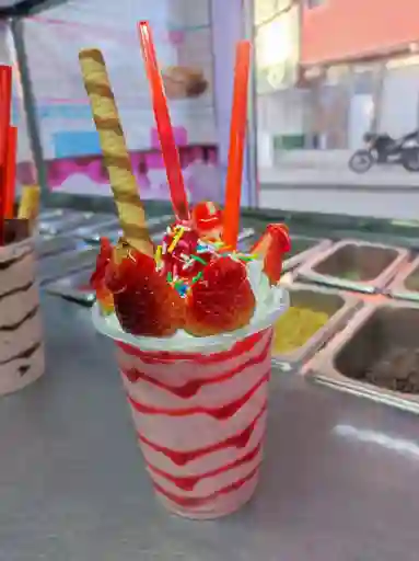 Malteada De Fresa