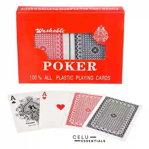 Cartas Poker Naipe Juego De Mesa