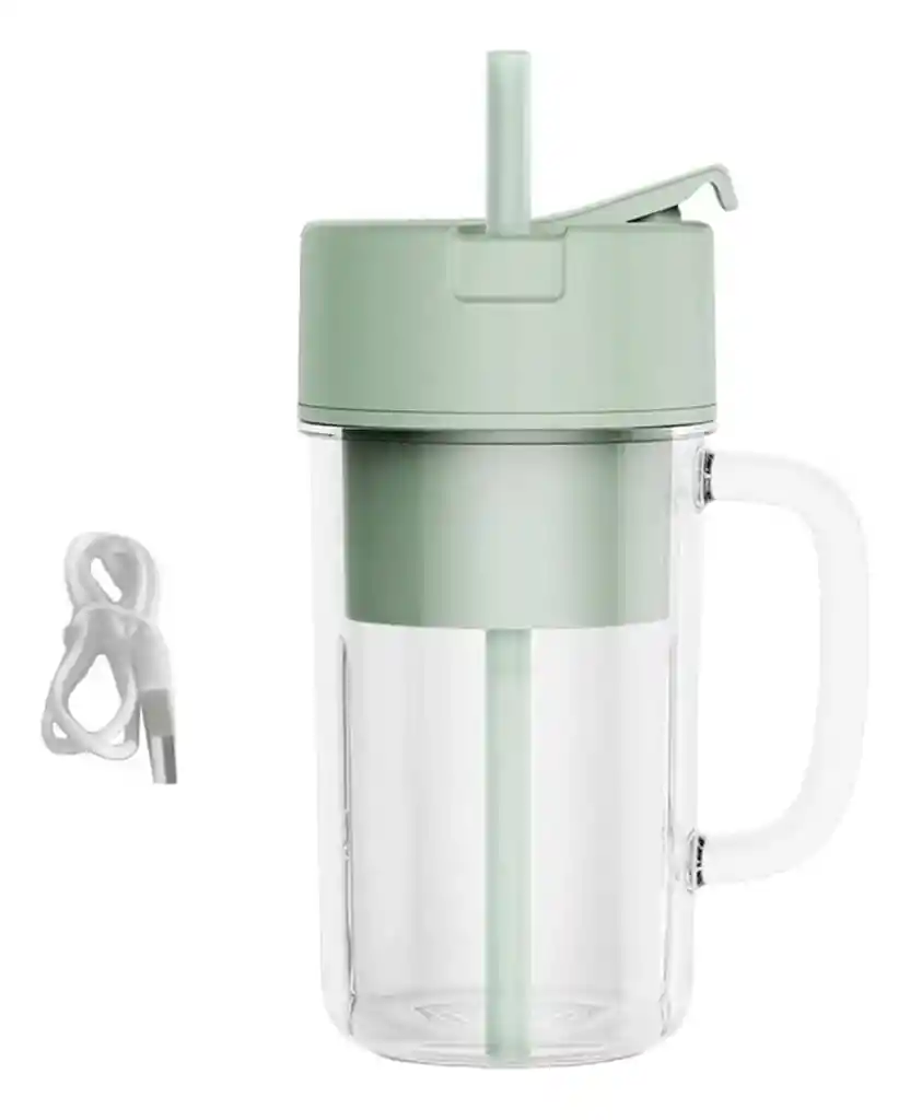 Vaso Licuadora Mini Procesadora Termo Batidos Recargable Usb