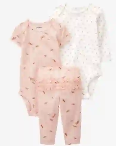 Conjunto 3 Piezas Bebé Carters Talla 9 Meses