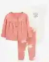 Conjunto 3 Piezas Bebé Carters Talla 3 Meses