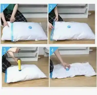 5 Bolsas De Empaque Al Vacio 100 X 70 Mas 1 Bomba