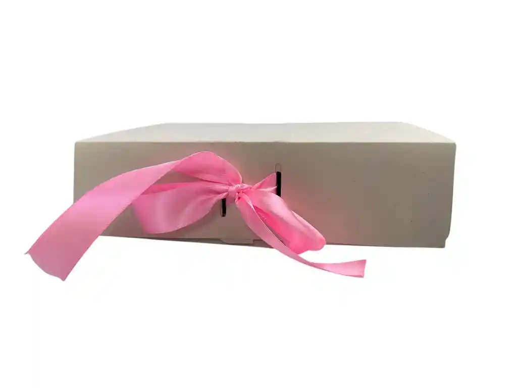 Caja Regalo Beige Lazo 22x18x6