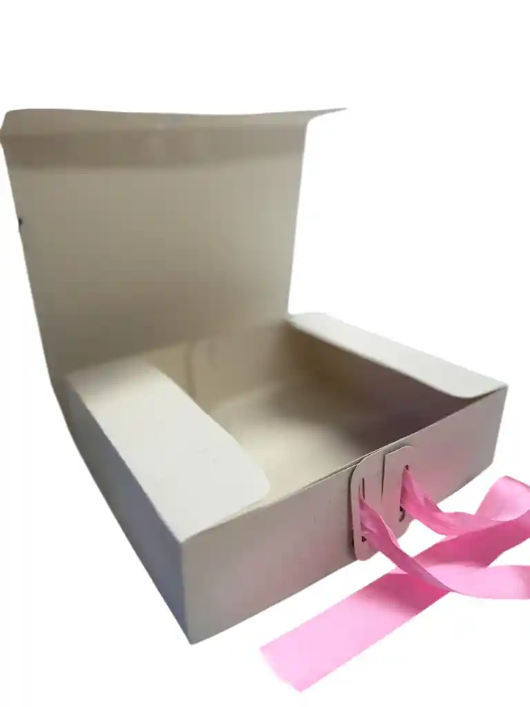 Caja Regalo Beige Lazo 22x18x6