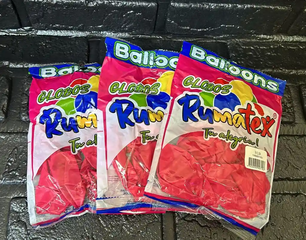 Bombas Globos R-12 Fucsia Rumatex X12 Unidades