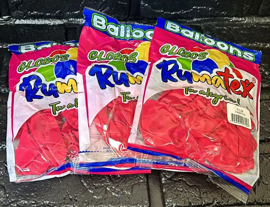 Bombas Globos R-12 Fucsia Rumatex X12 Unidades
