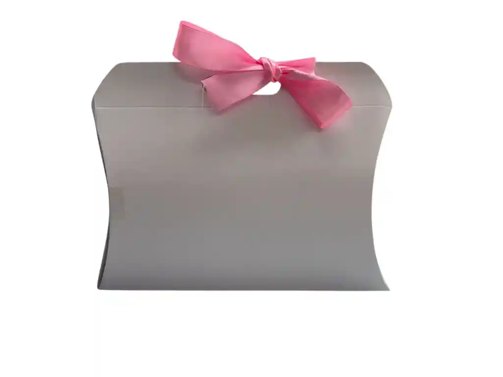 Caja Regalo Almohada Con Lazo