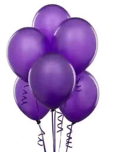 Bombas Globos R-12 Morada Rumatex X12 Unidades
