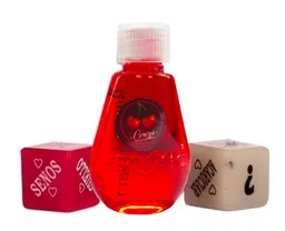 Aceite Caliente Sabor Cereza Con Dados