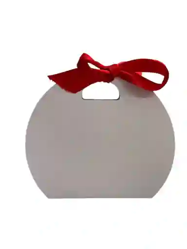 Caja Regalo Redonda Con Lazo 13x11x5