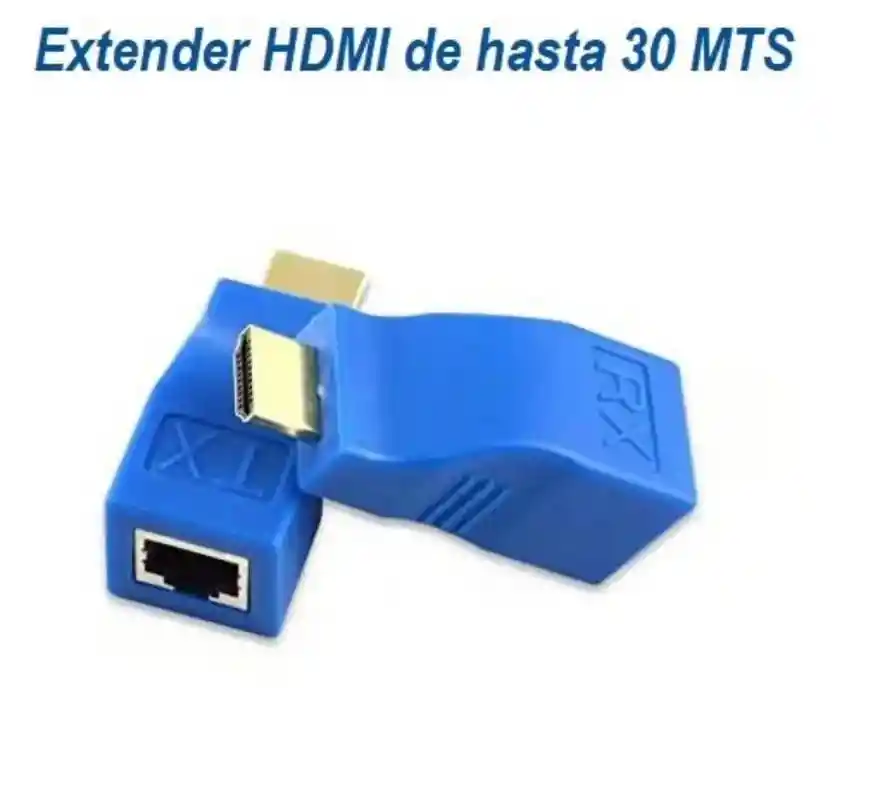 Extension De Alta Calidad Hdmi 111 Nuevo Azul