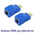 Extension De Alta Calidad Hdmi 111 Nuevo Azul