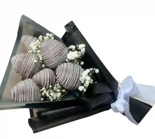 Bouquet De Fresas Con Chocolate