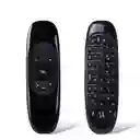 Control Smart Tv Con Teclado Negro