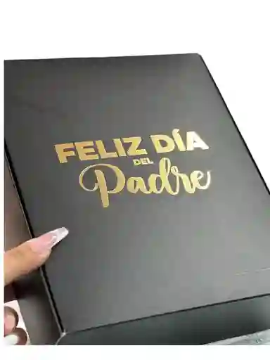 Caja Dia Del Padre Estampado Interno