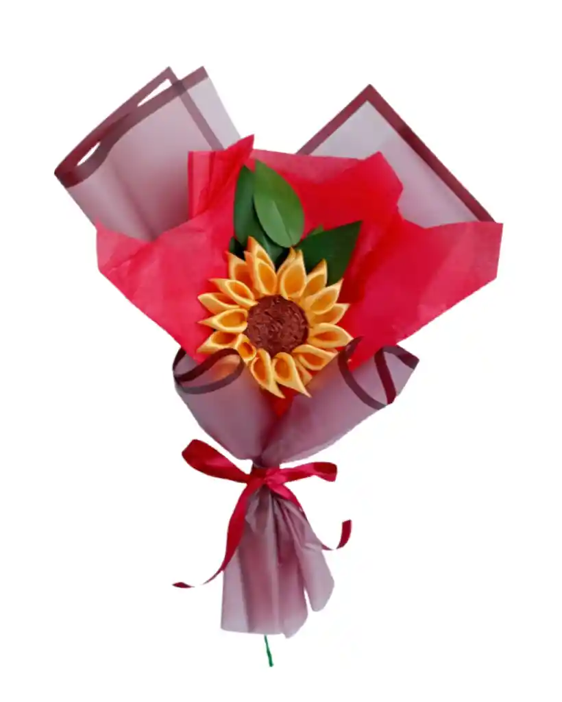 Girasol Solitario Con Chocolates