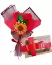 Girasol Solitario Con Chocolates