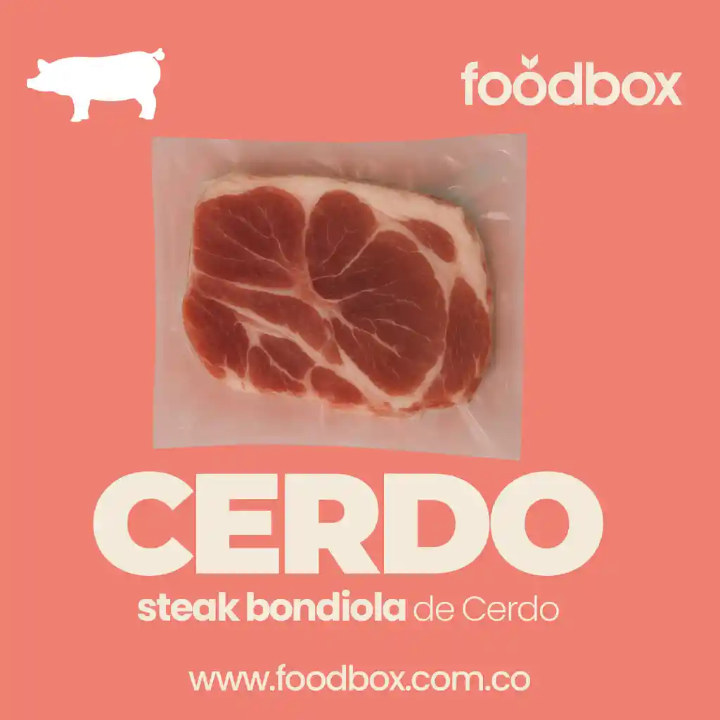 Steak Bondiola De Cerdo X 500 Gr