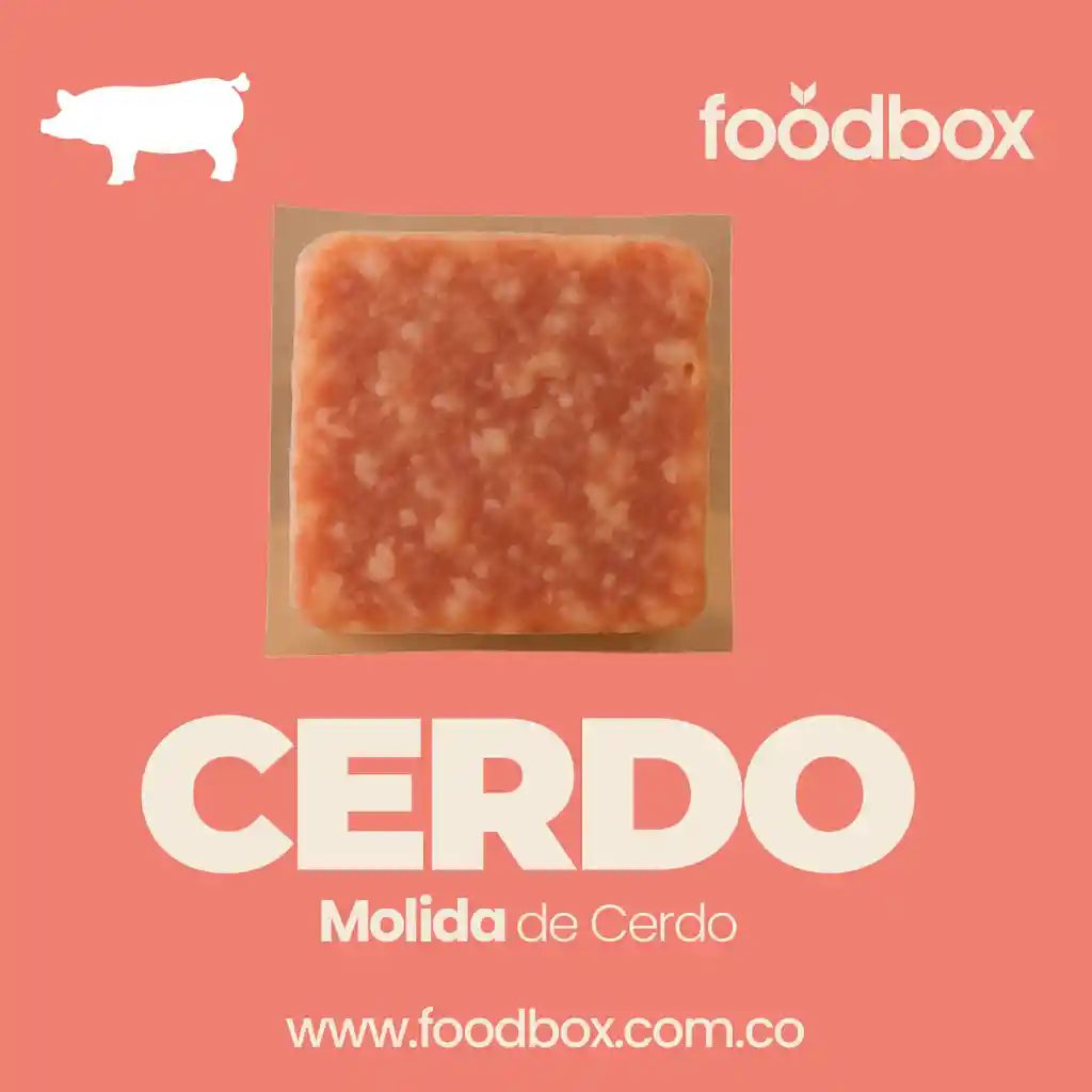 Carne Molida De Cerdo X 500 Gr