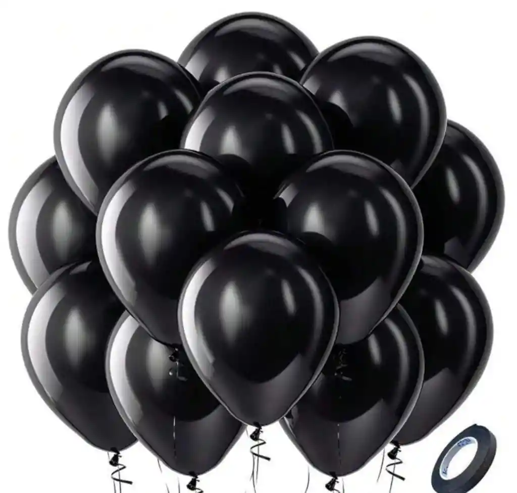 Bombas Globos R-12 Negra Rumatex X12 Unidades