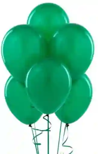 Bombas Globos R-12 Verde Oscuro Rumatex X12 Unidades