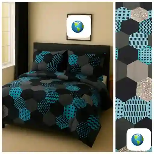 Sábanas Doble Genérica Juego 200x140 Cm Ajustables
