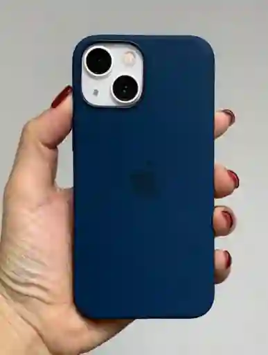 Silicone Case Iphone 14 Pro Max - Azul Oscuro