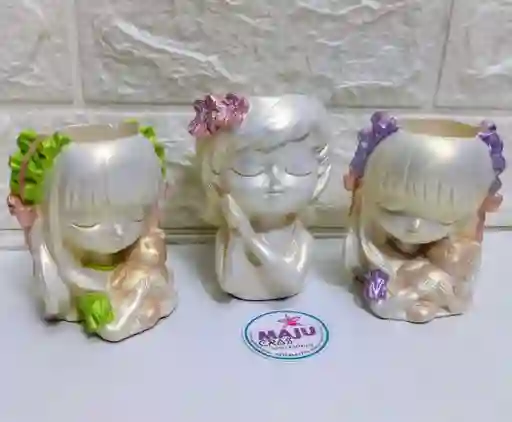 Materas Princesa Medida 9cm Alto Por 7cm Ancho Ideal Para Cactus Y Suculentas