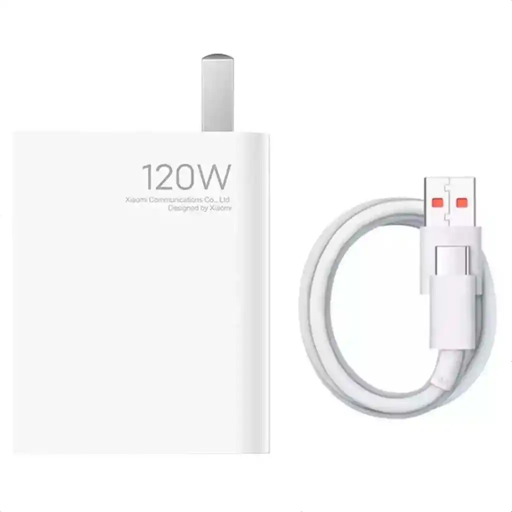 Xiaomi Turbo Cargador 120w + Cable Usb Tipo-c 100% Original