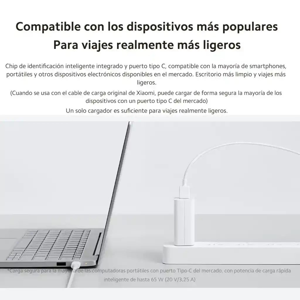 Xiaomi Turbo Cargador 120w + Cable Usb Tipo-c 100% Original