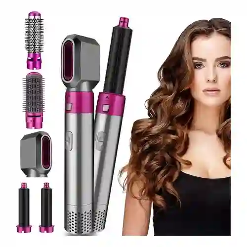Cepillo Secador Multifuncional Estilizado Para El Cabello 5 En 1