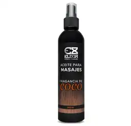 Aceite Masajes 250ml Coco Fragancia Marca Elixir Xtreme Scort Prepago