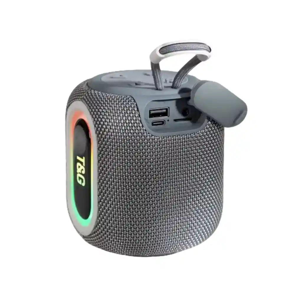 Parlante Bluetooth Portátil Tg-664 Rgb Sonido Envolvente