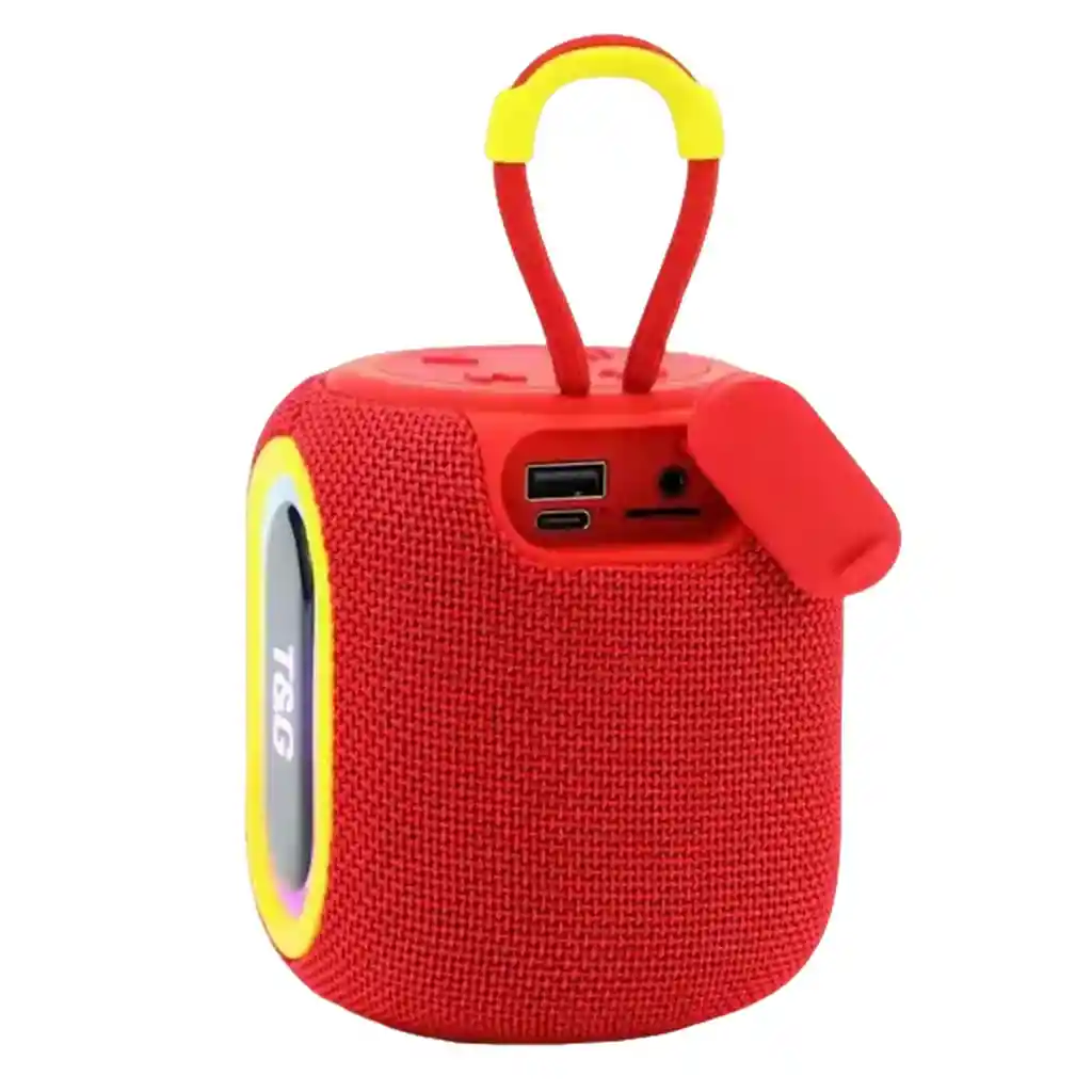 Parlante Bluetooth Portátil Tg-664 Rgb Sonido Envolvente