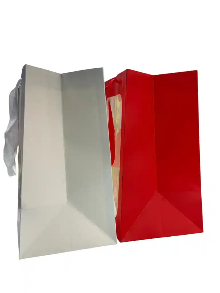Bolsa Regalo Ventana Blanca Y Roja