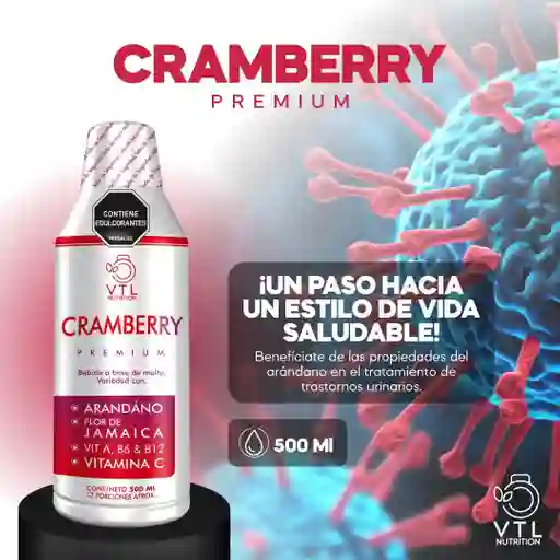 Vtl Nutrition Cramberry Premium 500ml