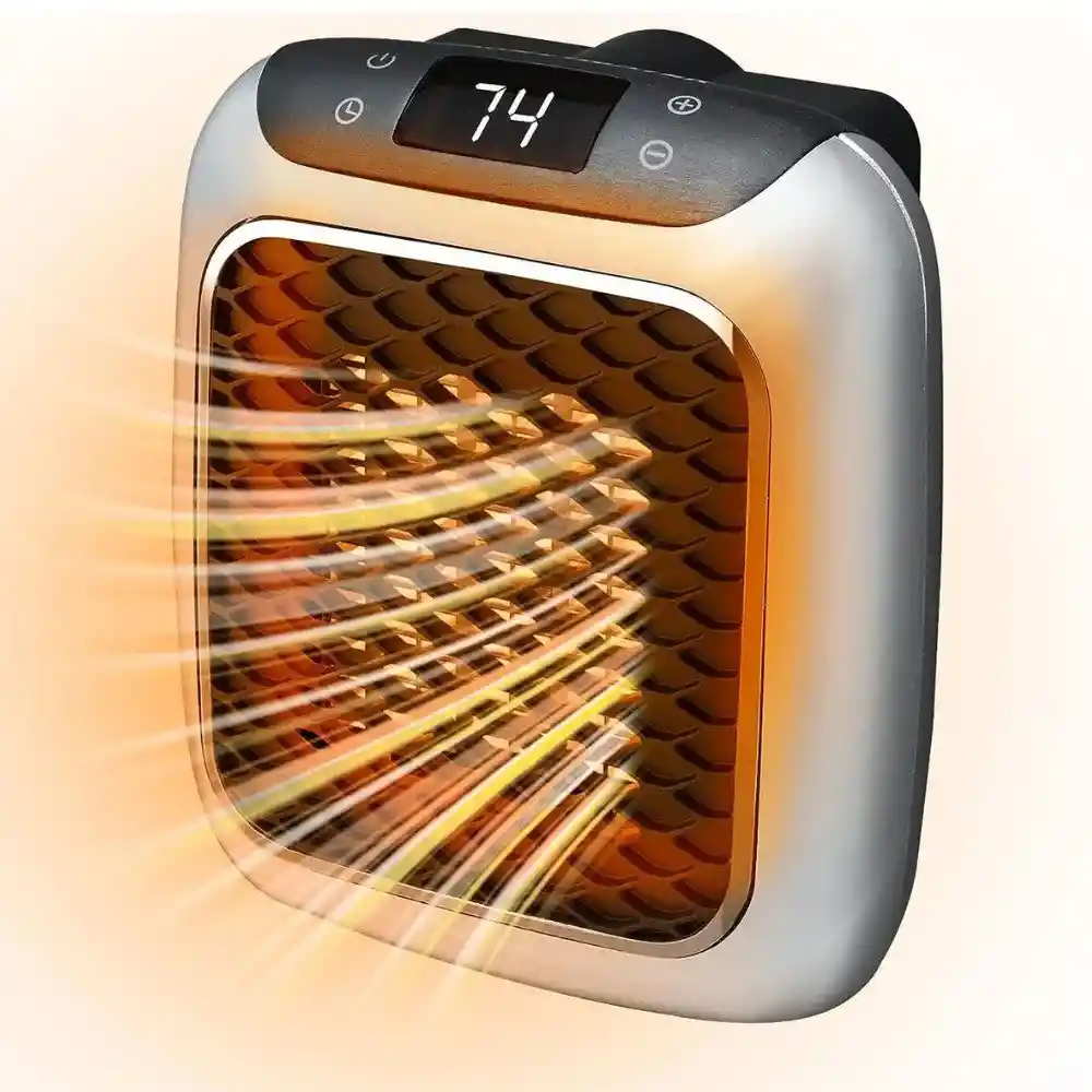 Calentador Ventilador De Aire Caliente Electrico Regulable Portatil 800w