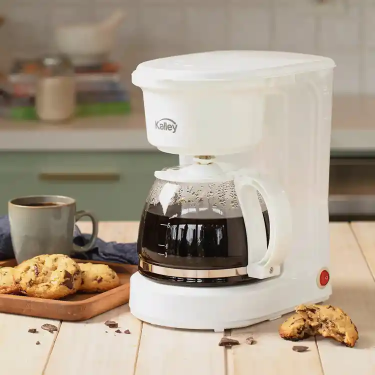 Cafetera Compacta 8 Tazas Para Hogar Y Oficina