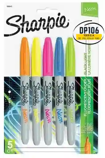 Sharpie Neon Florecente X 5