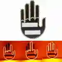 Señal Mano Led Para Auto Con Luz De Gestos Mano Dedos