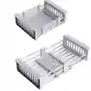 Escurridor Organizador Multiusos Ajustable Acero Inoxidable