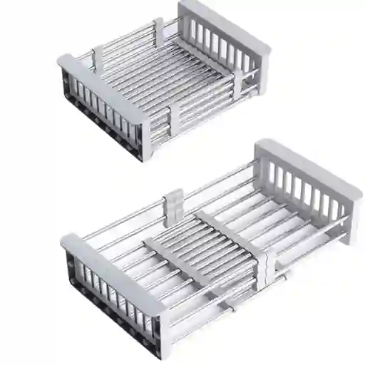Escurridor Organizador Multiusos Ajustable Acero Inoxidable