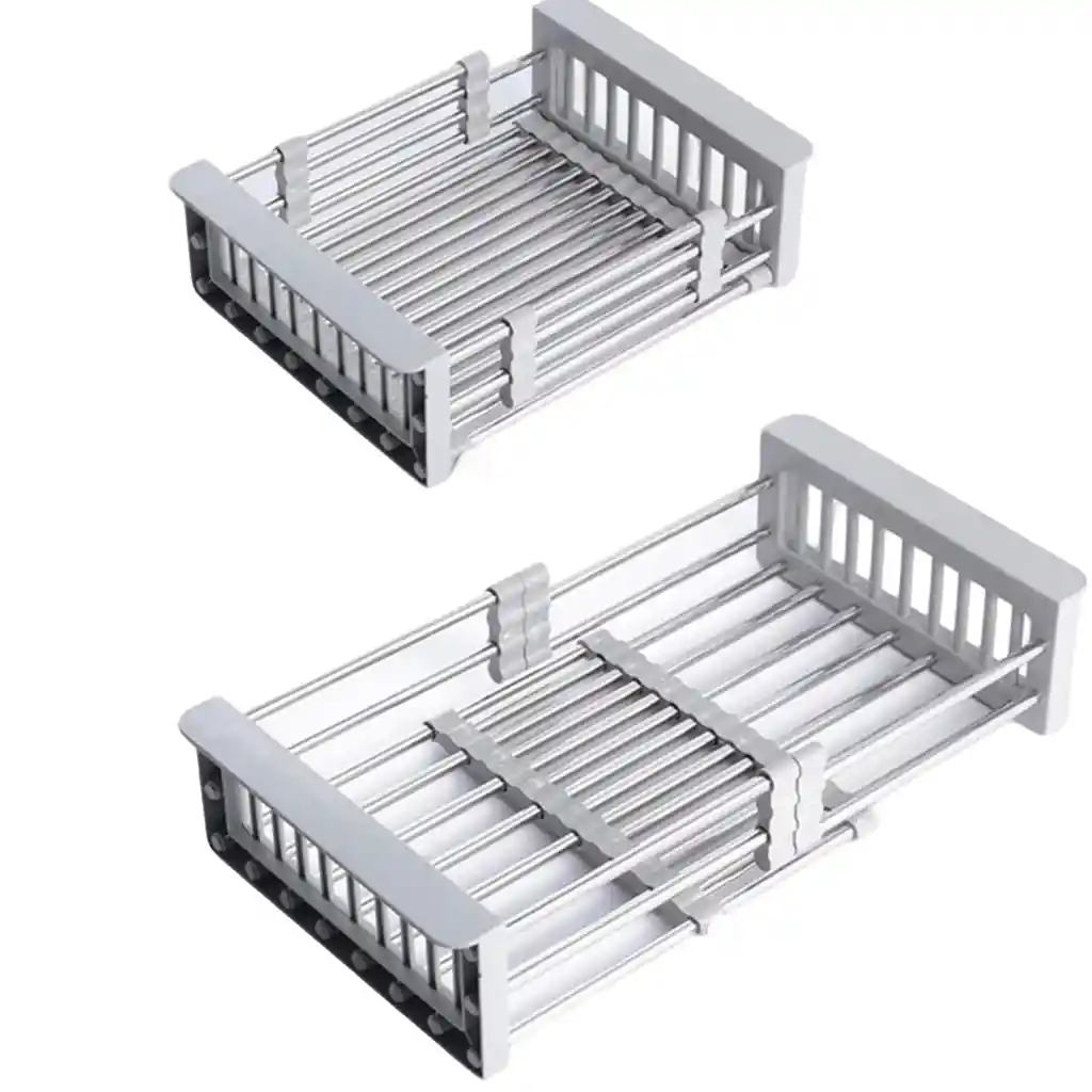 Escurridor Organizador Multiusos Ajustable Acero Inoxidable