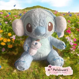 Peluche Stitch Nieve Con Bebé